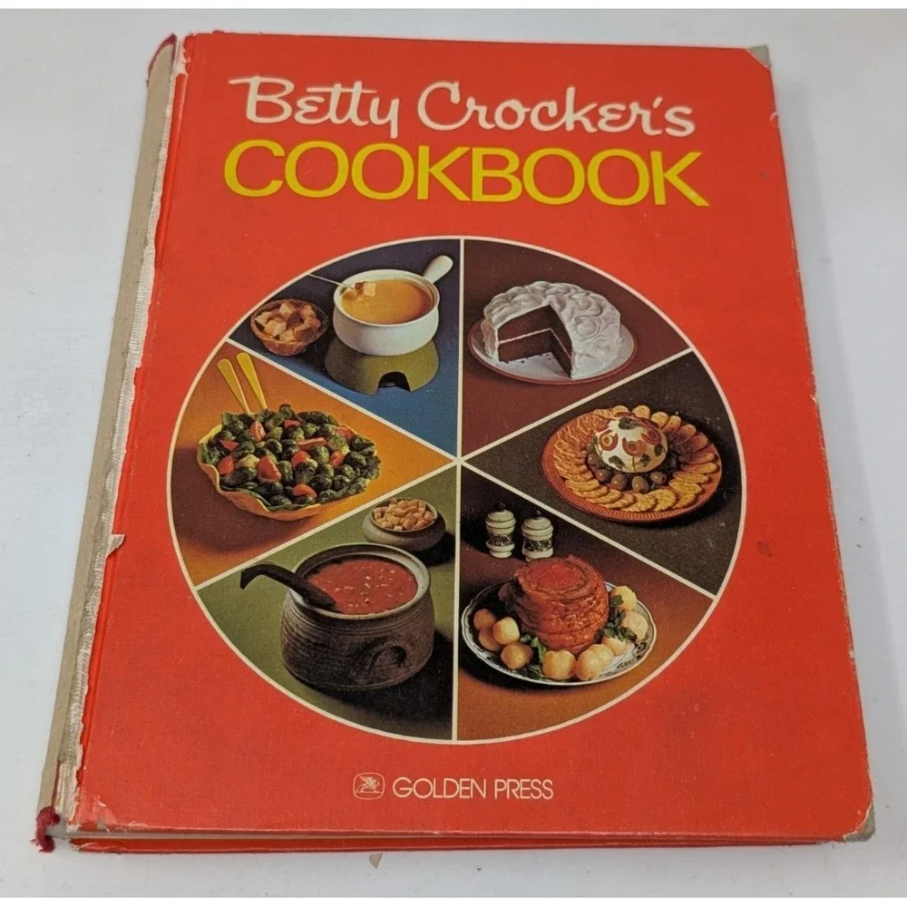 Betty‎ Crocker's Cookbook 1975 25th printing Hardcover VTG 1969 Red Pie Cover